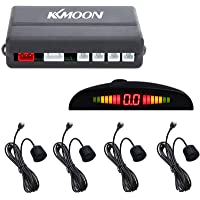 KKmoon Coche Aparcamiento Marcha Atrás de Reserva Sistema Radar de Marcha atrás con 4 Sensor de Aparcamiento Kit LED…